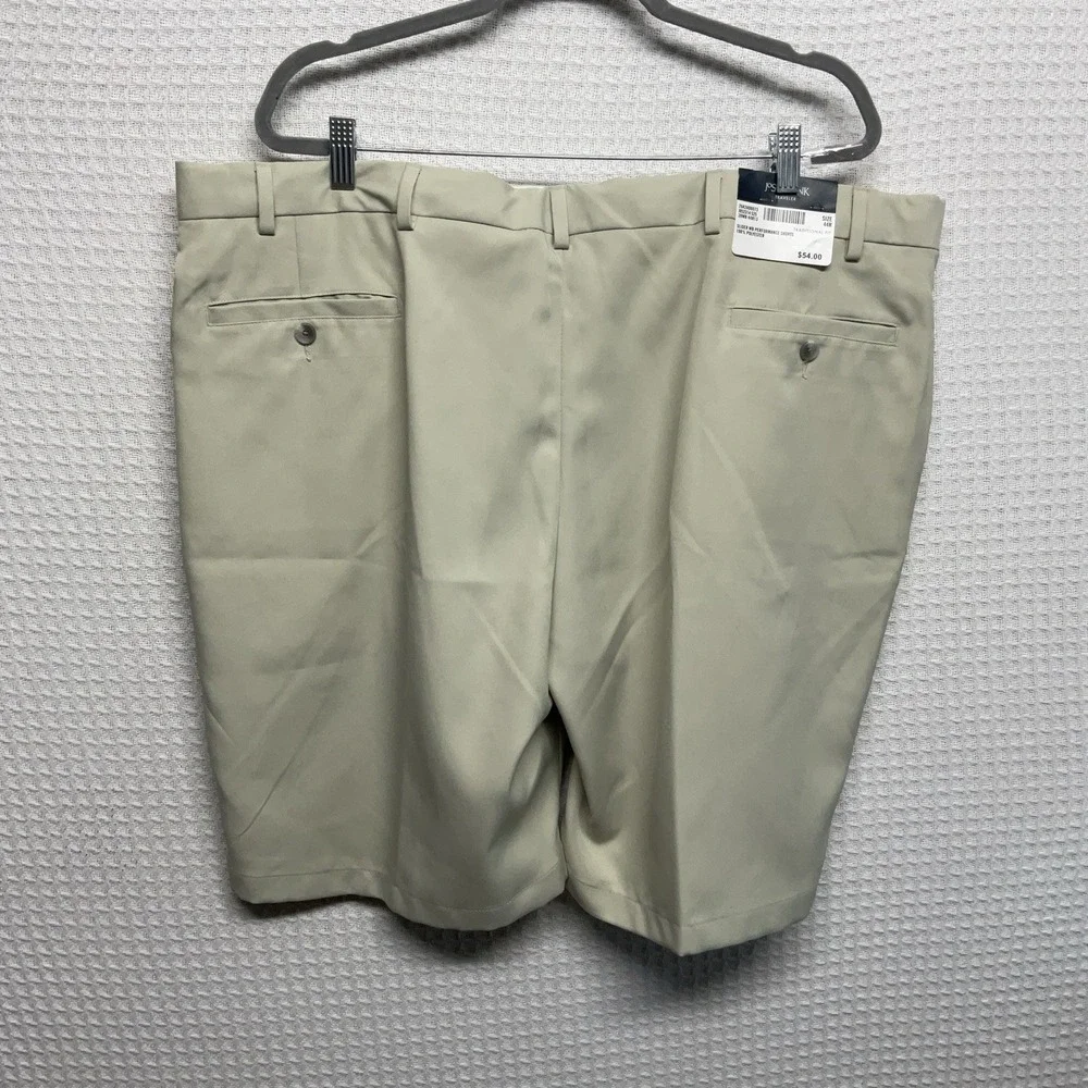 NWT JoS A Bank Golf Sport Shorts Mens 44 Rx 10‎ Khaki Traditional Fit Traveler